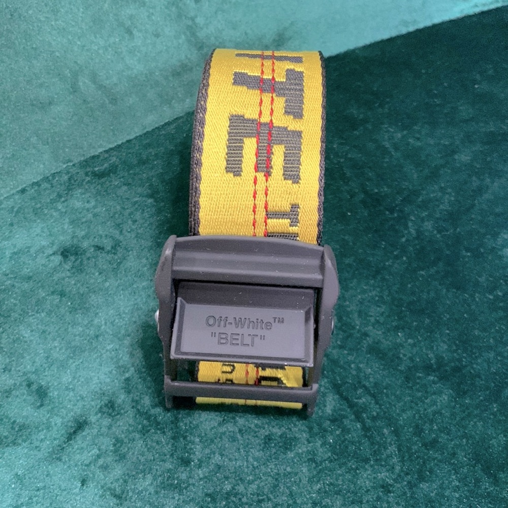 Off—White Industrial Tape belt